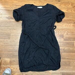 Utility Anthropologie pulcro and the letterpress black dress size large